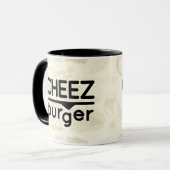 Cheezburger Logo (zwart) Mok (Voorkant links)