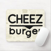 Cheezburger Logo (zwart) Muismat (Met muis)