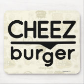 Cheezburger Logo (zwart) Muismat (Voorkant)