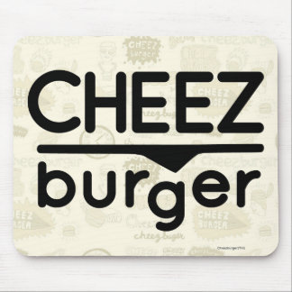 Cheezburger Logo (zwart) Muismat