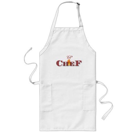 Chef 3 bovenaan lang schort (Voorkant)