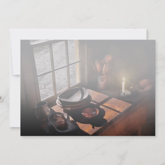 Chef - Aan een tafel II Kaart (Voorkant)