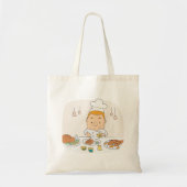 Chef aan het werk tote bag (Voorkant)