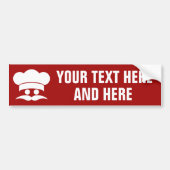 CHEF aangepaste bumpersticker (Voorkant)