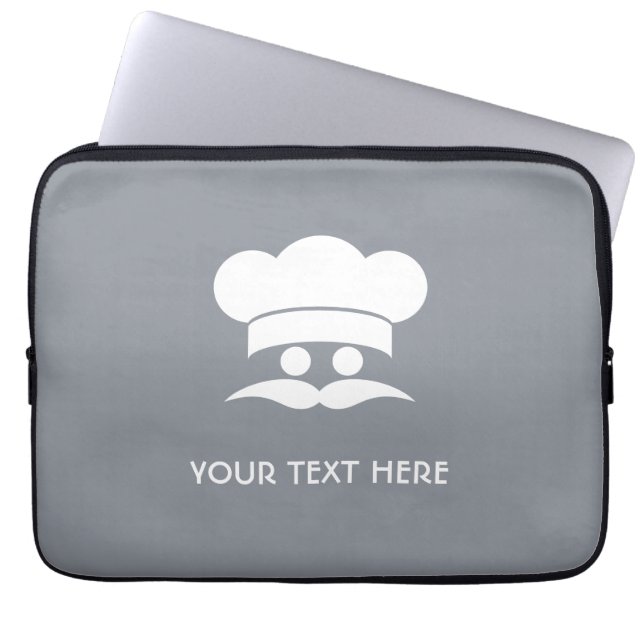 CHEF aangepaste laptophoezen Laptop Sleeve (Voorkant)