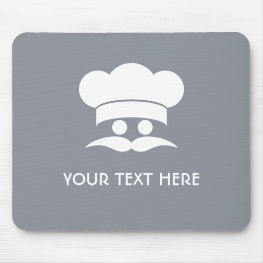 CHEF aangepaste mousepad Muismat (Voorkant)