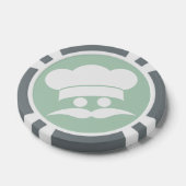 CHEF aangepaste poker chips (Enkel)
