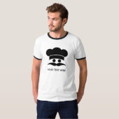 CHEF aangepaste shirten - kies stijl, kleur T-shirt (Voorkant volledig)