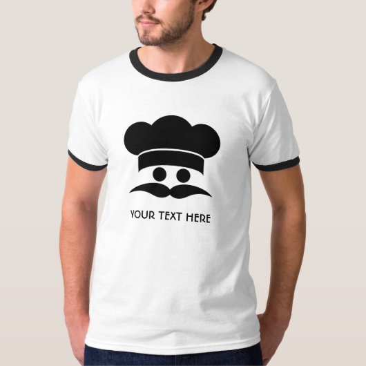 CHEF aangepaste shirten - kies stijl, kleur T-shirt (Voorkant)