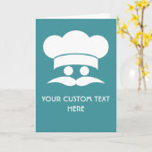 CHEF aangepaste wenskaarten Kaart (Gele Bloem)