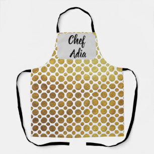 Chef Adia schort met decoratief patroon
