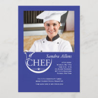 Chef Afstuderen Fotouitnodiging