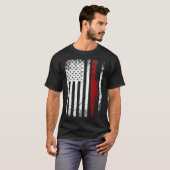 Chef American Flag Cooking Patriotic Kitchen Bbq G T-shirt (Voorkant volledig)