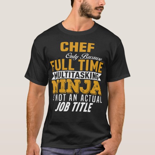 Chef animal space chef t-shirt (Voorkant)
