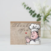 Chef Ansichtkaart Briefkaart (Staand voorkant)