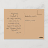 Chef Ansichtkaart Briefkaart (Achterkant)