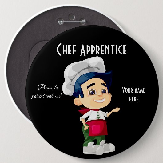 Chef Apprentice 2, Ronde Button (Voorkant /achterkant)