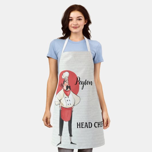 Chef Apron Schort (Gedragen)
