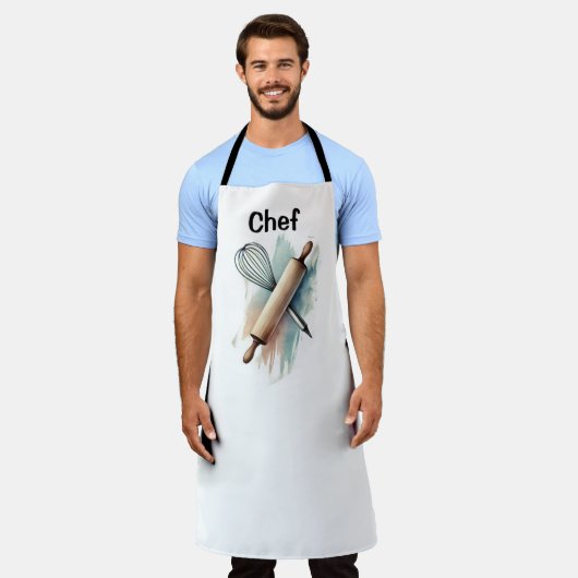 Chef Apron Schort (Gedragen)