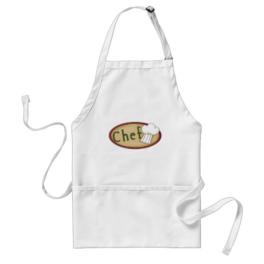 Chef Apron Standaard Schort (Voorkant)