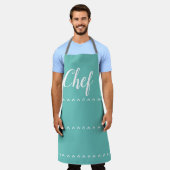 chef aqua schort (Gedragen)