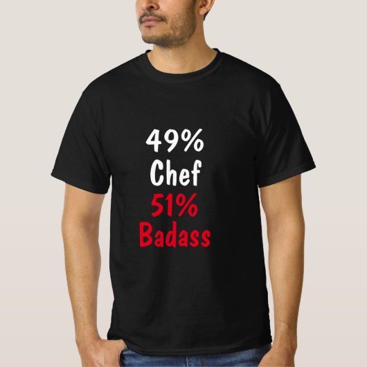 Chef Badass T-shirt (Voorkant)