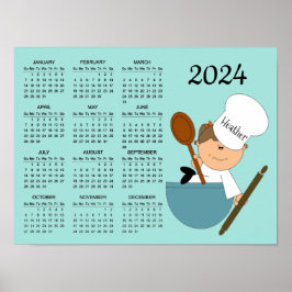 Chef Baker Design 2024 Agenda Poster