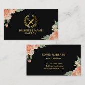 Chef Bakery Catering Floral Visitekaartje (Voorkant / Achterkant)