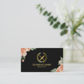 Chef Bakery Catering Floral Visitekaartje (Staand voorkant)
