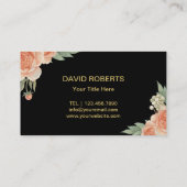 Chef Bakery Catering Floral Visitekaartje (Achterkant)