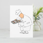 Chef Baking Cook-uitnodigingen Kaart