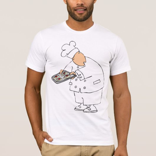 Chef Baking Mannen T-Shirt (Voorkant)