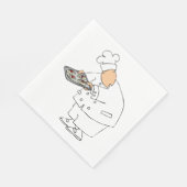Chef Baking Paper Napkins Servet (Hoek)