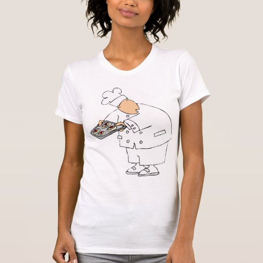 Chef Baking Womens T-Shirt (Voorkant)