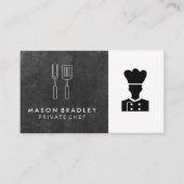 Chef | BBQ kookgerei | Restaurant Visitekaartje (Voorkant)