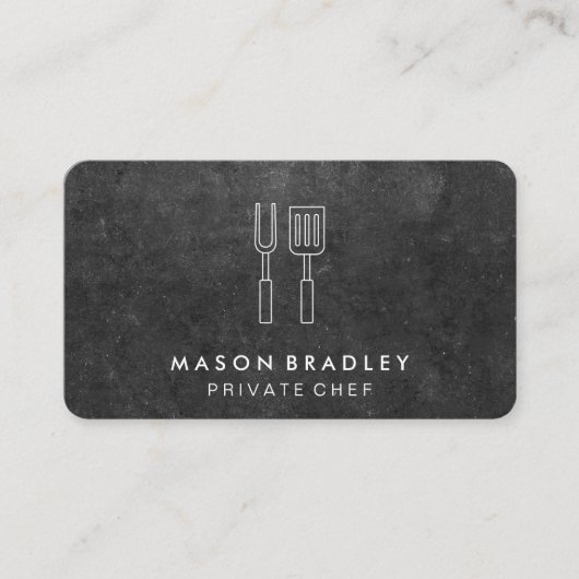 chef | BBQ Kookgerei Visitekaartje (Voorkant)