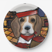 CHEF BEAGLE PAPIEREN BORDJE (Voorkant)