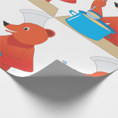 Chef Beer Kooksoep Leuke Dierlijke Keuken Cadeaupapier