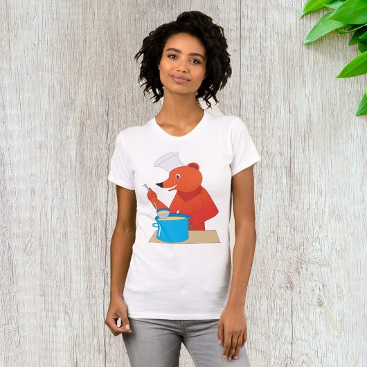 Chef Beer Kooksoep Leuke Dierlijke Keuken T-shirt