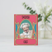  Chef, bewerken tekst Briefkaart (Staand voorkant)