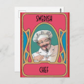  Chef, bewerken tekst Briefkaart (Voorkant / Achterkant)