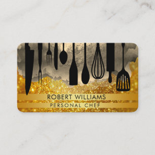 Chef Black Gold Catering Kitchen Tools Personal Bu Visitekaartje