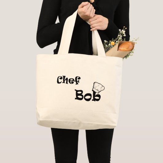 Chef Bob Grote Tote Bag (Voorkant (product))