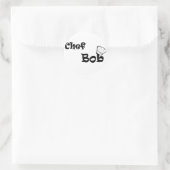 Chef Bob Ronde Sticker (Tas)