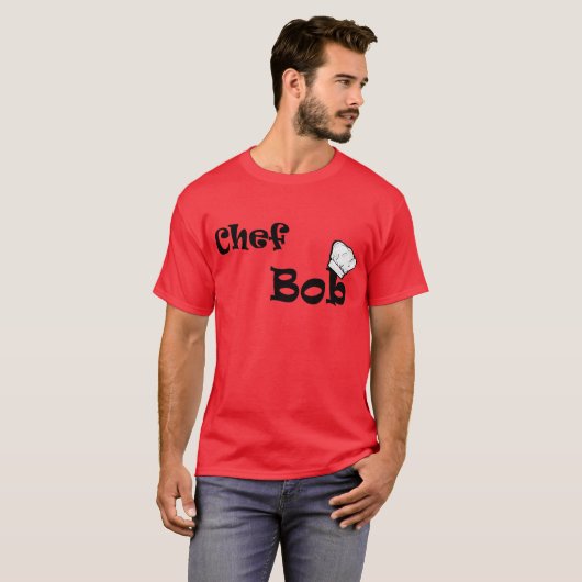 Chef Bob T-shirt (Voorkant volledig)