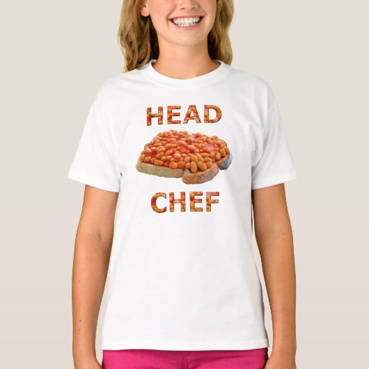 Chef-bonen op T-shirt van toast-Mannen (Voorkant)