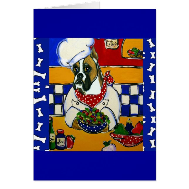 Chef Boxer Dog (Voorkant)