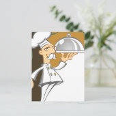 Chef Briefkaart (Staand voorkant)