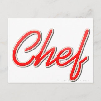 Chef Briefkaart