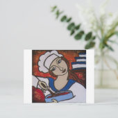 chef briefkaart (Staand voorkant)